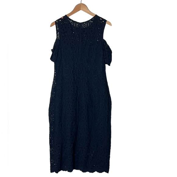 Ronni Nicole | Black cocktail lace off the shoulder dress size 10 - Picture 5 of 10